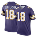 My Store M.Vikings #18 Justin Jefferson Player Purple Limited Classic Home Game Stitched Jerseys