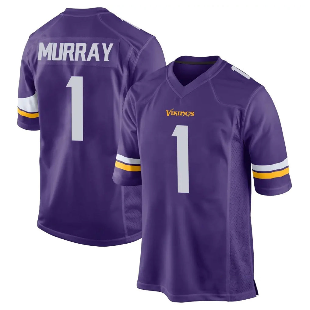 My Store M.Vikings #1 Kyler Murray Player Purple Home Game Stitched Jerseys