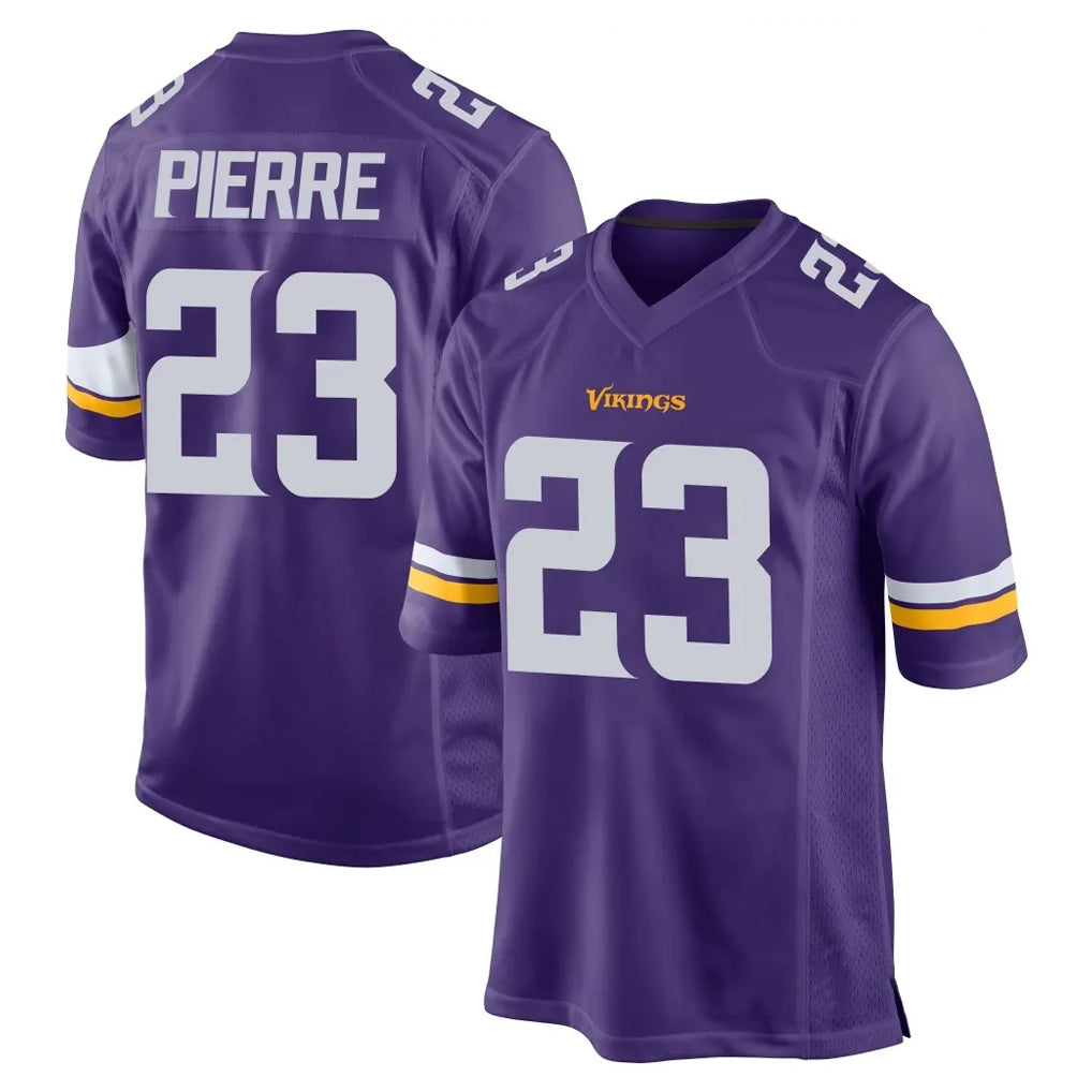 My Store M.Vikings #23 James Pierre Player Purple Home Game Stitched Jerseys