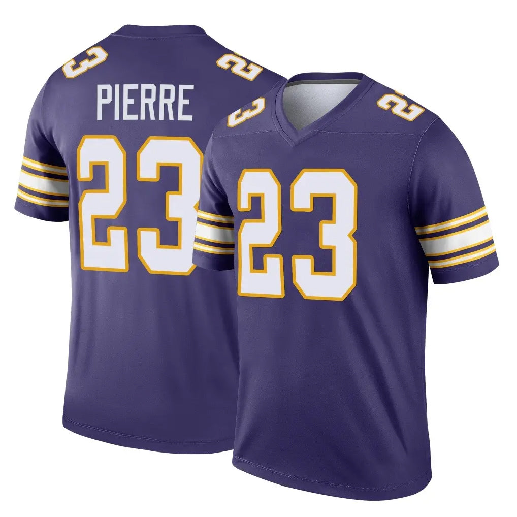 My Store M.Vikings #23 James Pierre Player Purple Limited Classic Home Game Stitched Jerseys