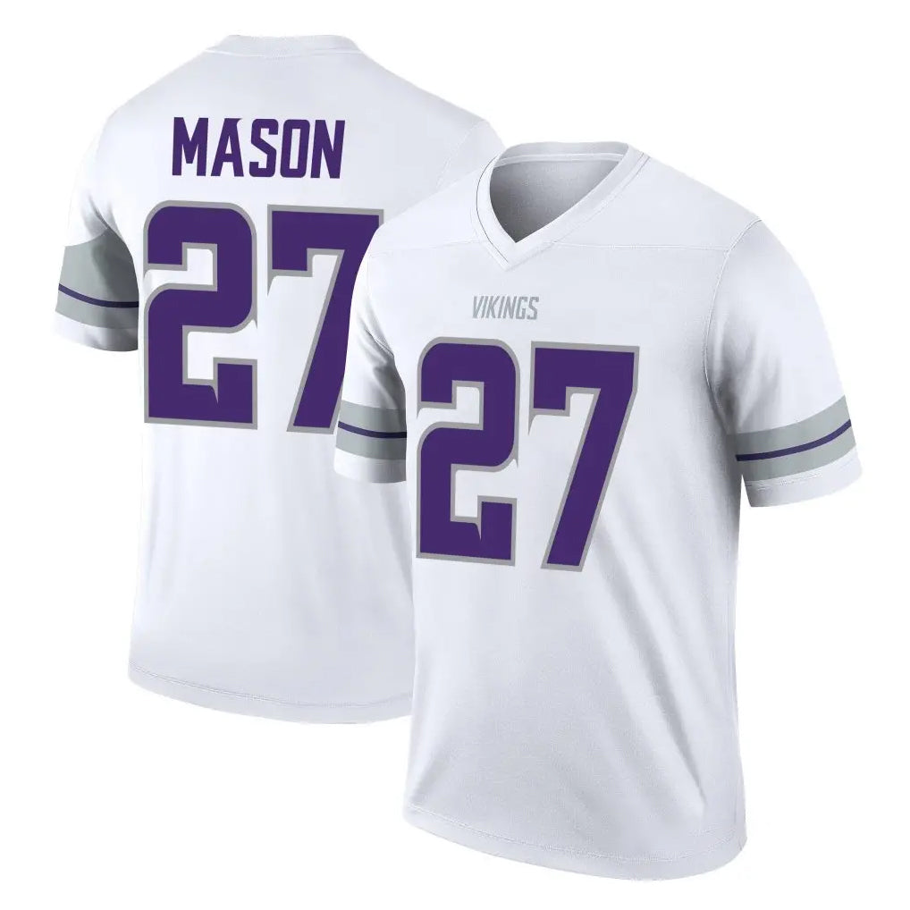 My Store M.Vikings #27 Jordan Mason Player White Alternate Legend Home Game Stitched Jerseys