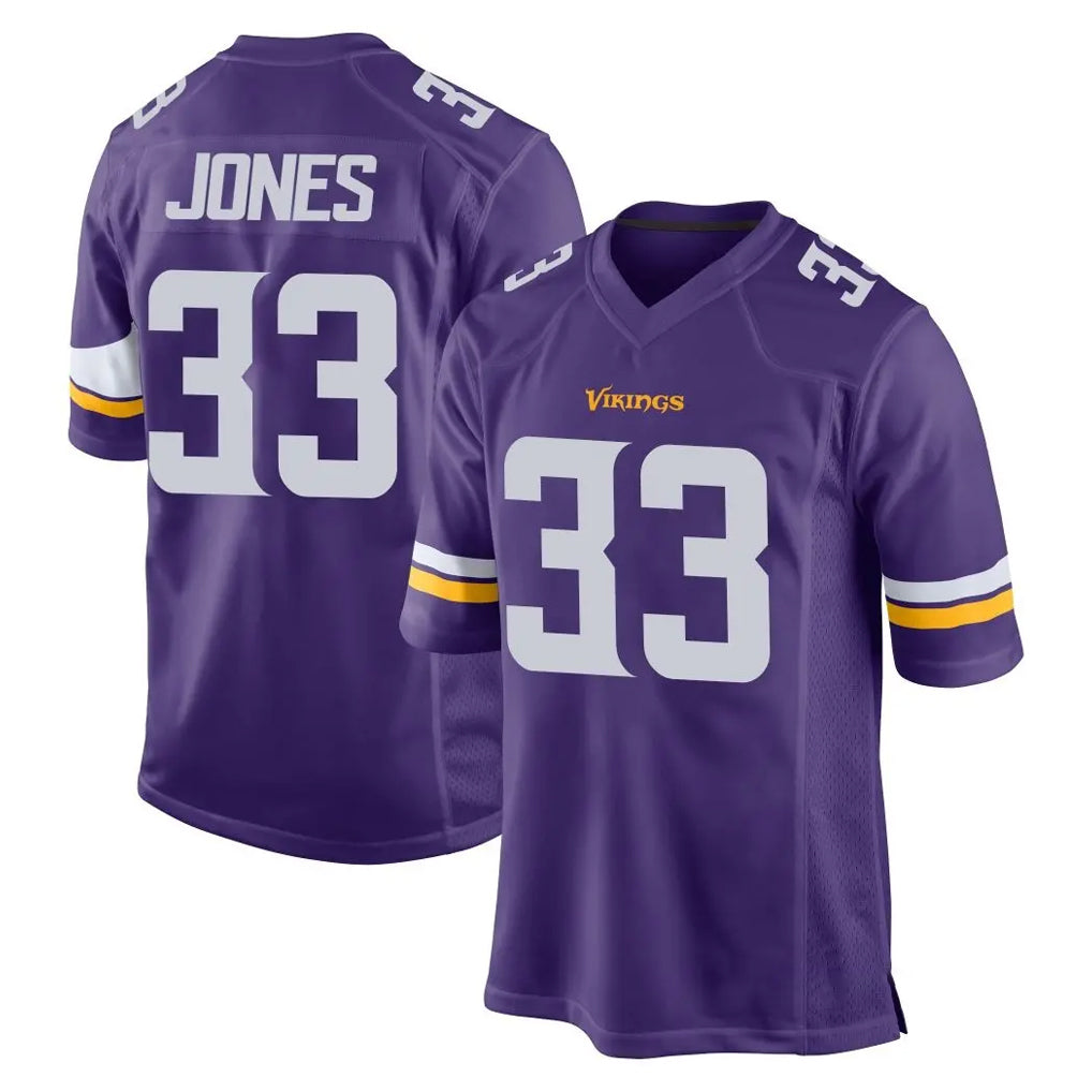 My Store M.Vikings #33 Aaron Jones Sr. Player Purple Home Game Stitched Jerseys