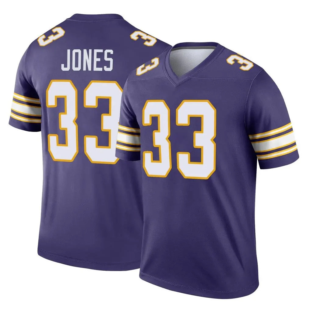 My Store M.Vikings #33 Aaron Jones Sr. Player Purple Limited Classic Home Game Stitched Jerseys