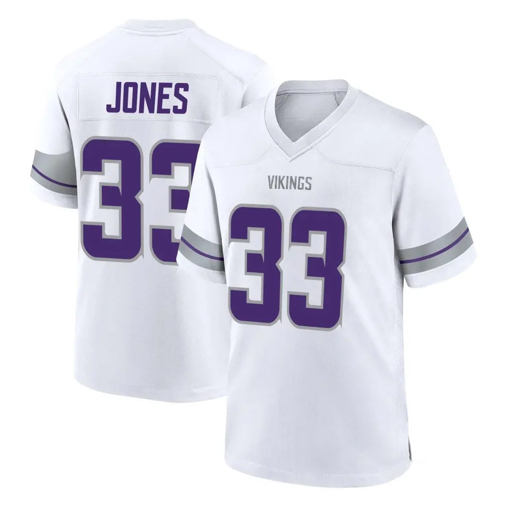 My Store M.Vikings #33 Aaron Jones Sr. Player White Alternate Home Game Stitched Jerseys