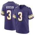 My Store M.Vikings #3 Jordan Addison Player Purple Classic Home Game Stitched Jerseys