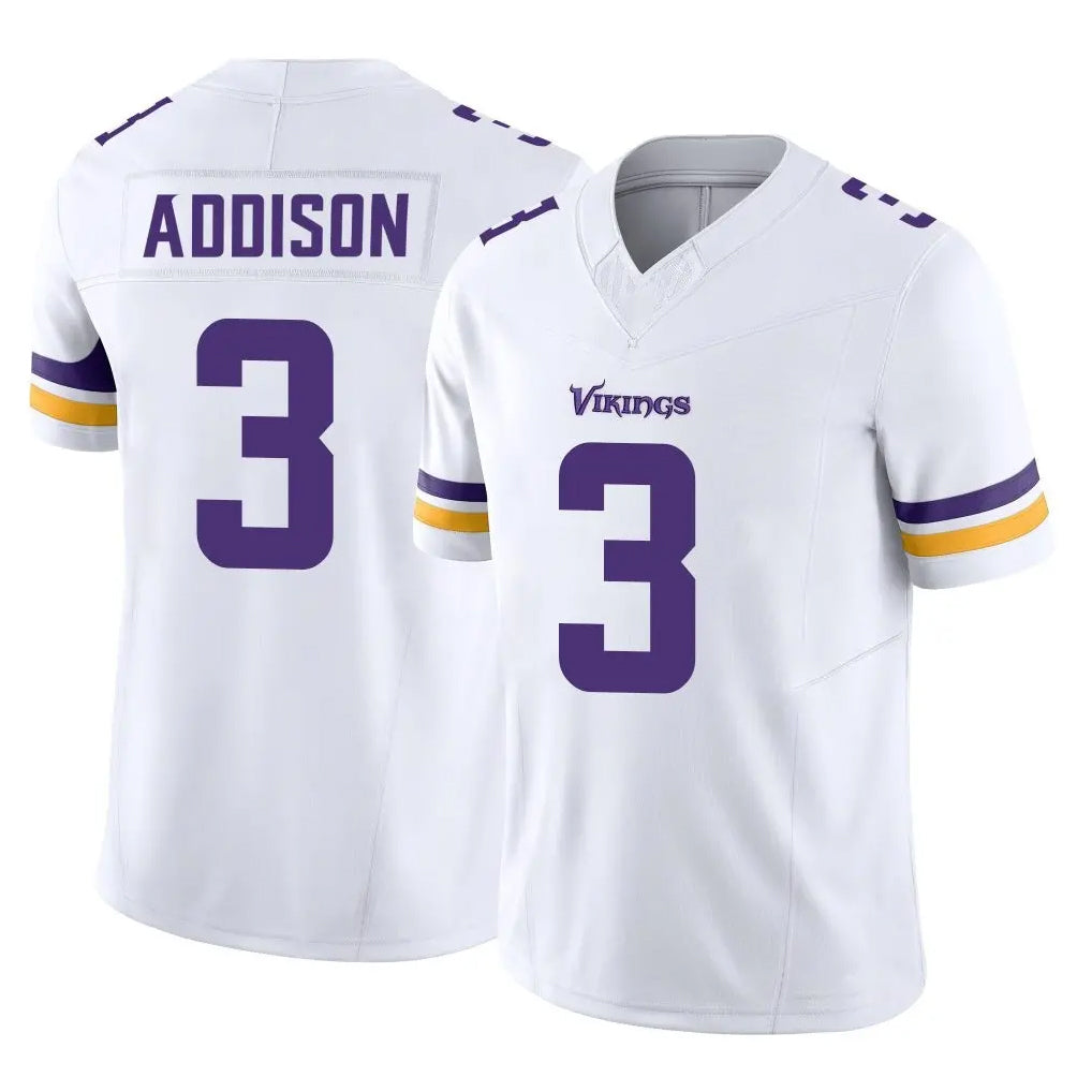 My Store M.Vikings #3 Jordan Addison Player White Limited Vapor F.U.S.E. Home Game Stitched Jerseys