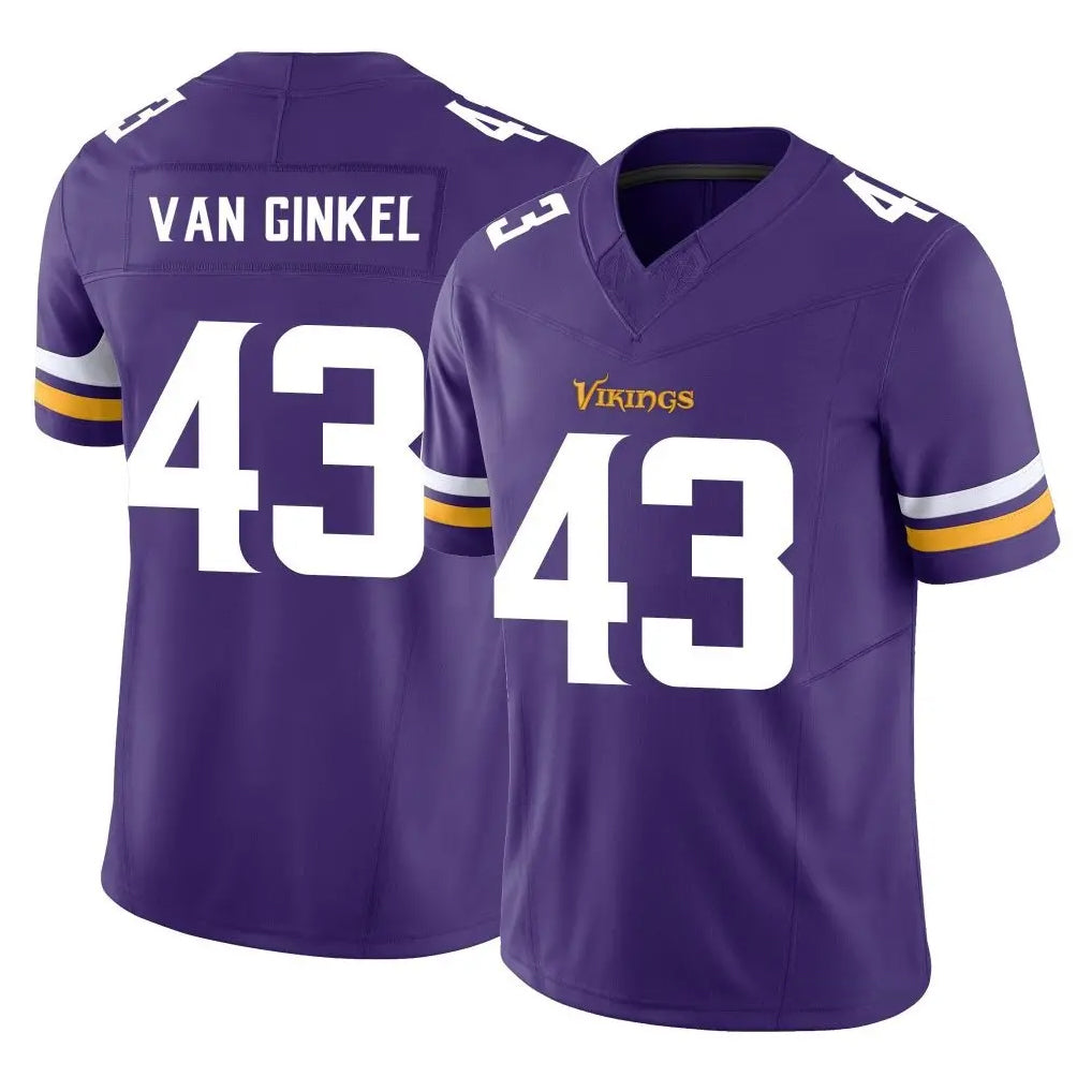 My Store M.Vikings #43 Andrew Van Ginkel Player Purple Limited Vapor F.U.S.E. Home Game Stitched Jerseys