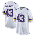 My Store M.Vikings #43 Andrew Van Ginkel Player White Home Game Stitched Jerseys
