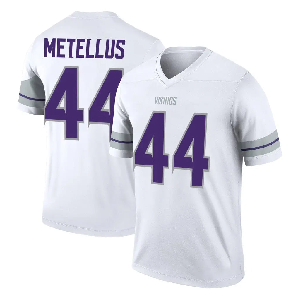 My Store M.Vikings #44 Josh Metellus Player White Alternate Legend Home Game Stitched Jerseys