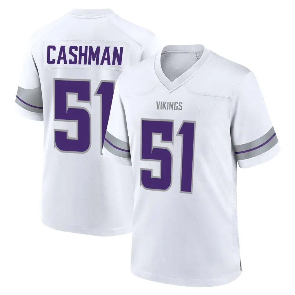 My Store M.Vikings #51 Blake Cashman Player White Alternate Home Game Stitched Jerseys