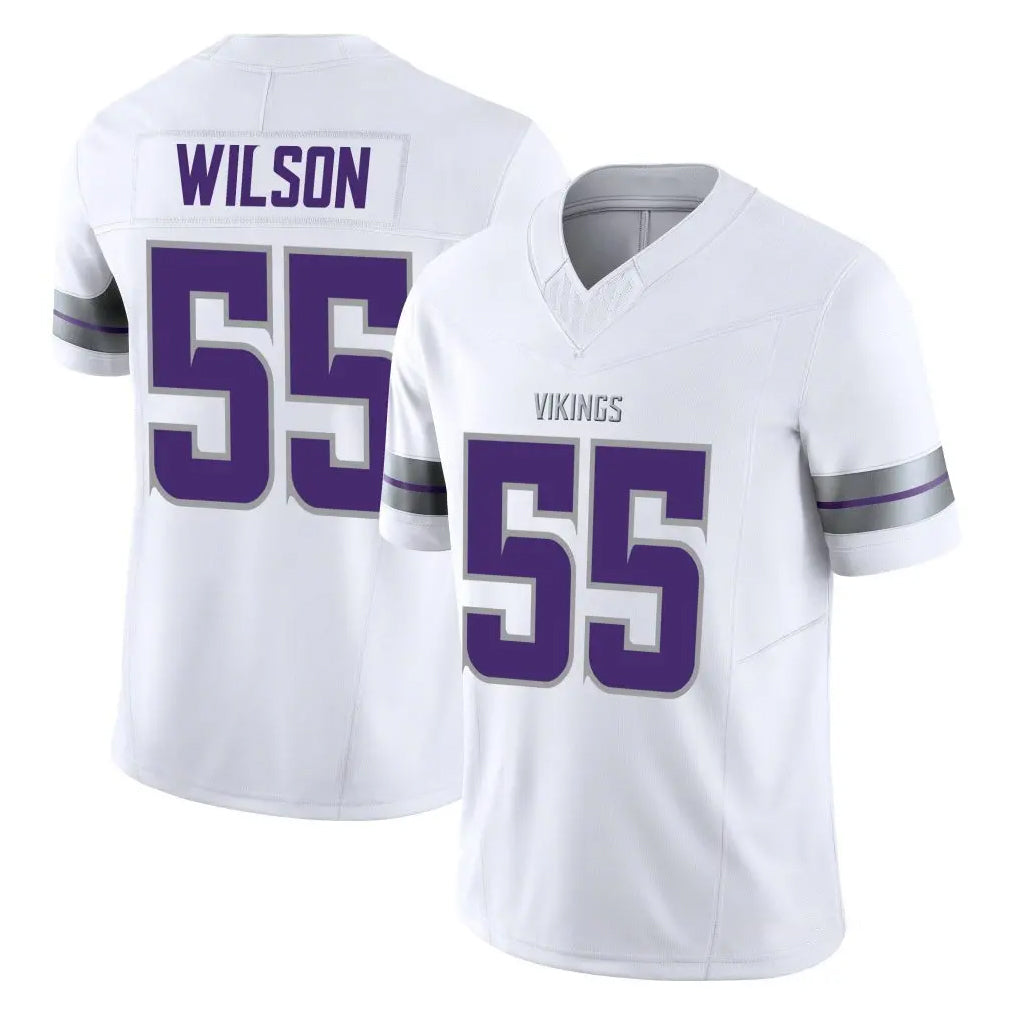 My Store M.Vikings #55 Eric Wilson Player White Limited Alternate Vapor F.U.S.E. Home Game Stitched Jerseys