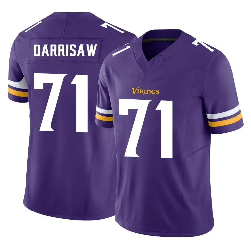 My Store M.Vikings #71 Christian Darrisaw Player Purple Limited Vapor F.U.S.E. Home Game Stitched Jerseys