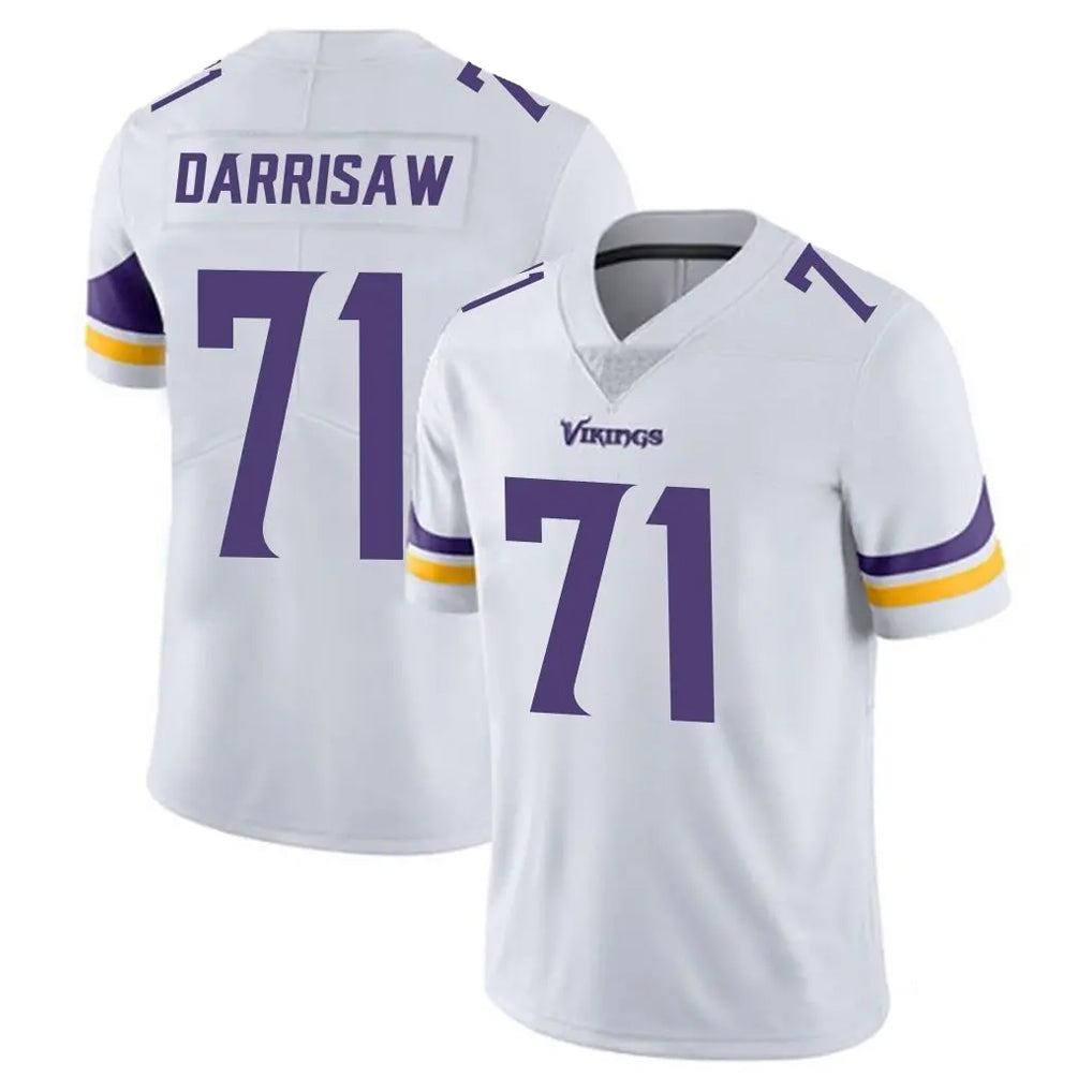 My Store M.Vikings #71 Christian Darrisaw Player White Limited Vapor Untouchable Home Game Stitched Jerseys