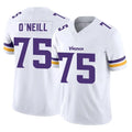 My Store M.Vikings #75 Brian O'Neill Player White Limited Vapor F.U.S.E. Home Game Stitched Jerseys