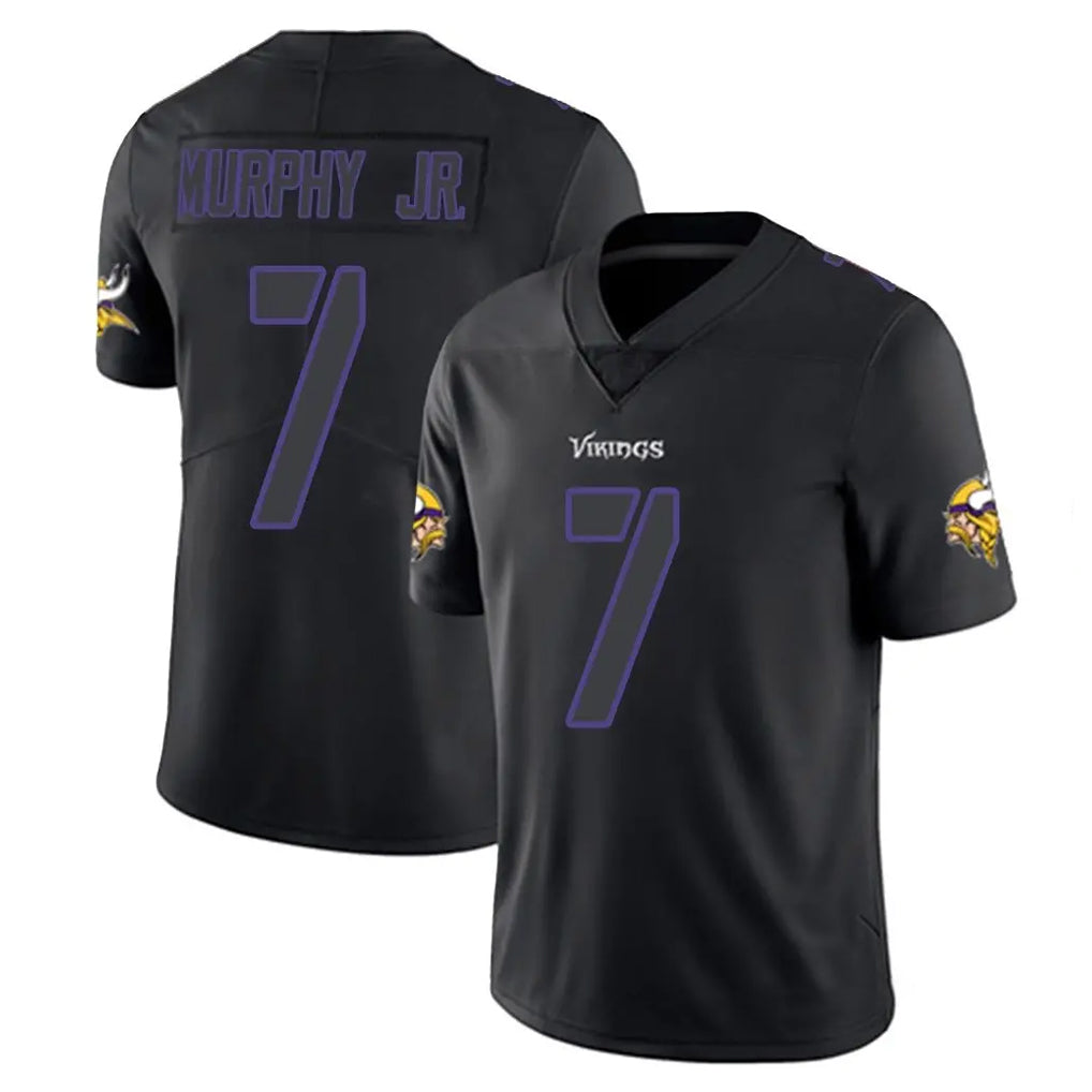 My Store M.Vikings #7 Byron Murphy Jr. Player Black Impact LImited Home Game Stitched Jerseys