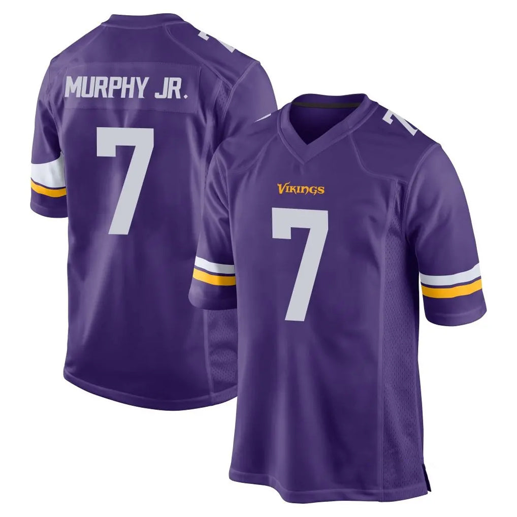 My Store M.Vikings #7 Byron Murphy Jr. Player Purple Home Game Stitched Jerseys