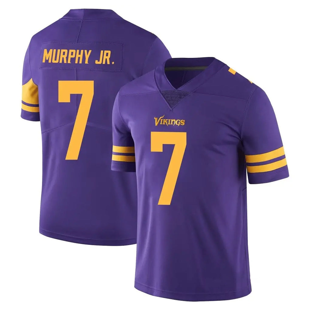 My Store M.Vikings #7 Byron Murphy Jr. Player Purple Limited Color Rush Home Game Stitched Jerseys