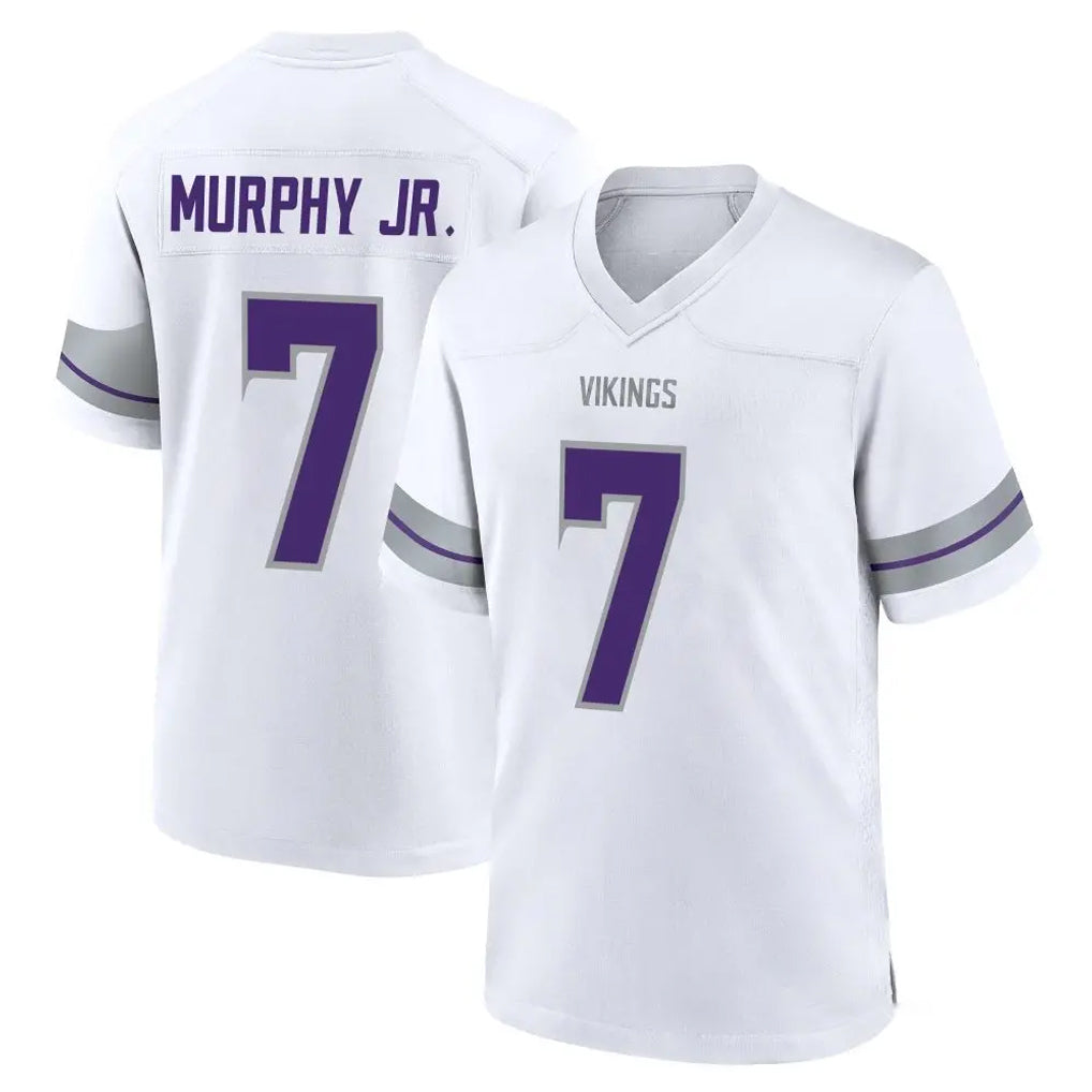 My Store M.Vikings #7 Byron Murphy Jr. Player White Alternate Home Game Stitched Jerseys