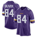 My Store M.Vikings #84 Josh Oliver Player Purple Home Game Stitched Jerseys