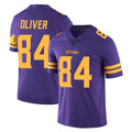 My Store M.Vikings #84 Josh Oliver Player Purple Limited Color Rush Home Game Stitched Jerseys