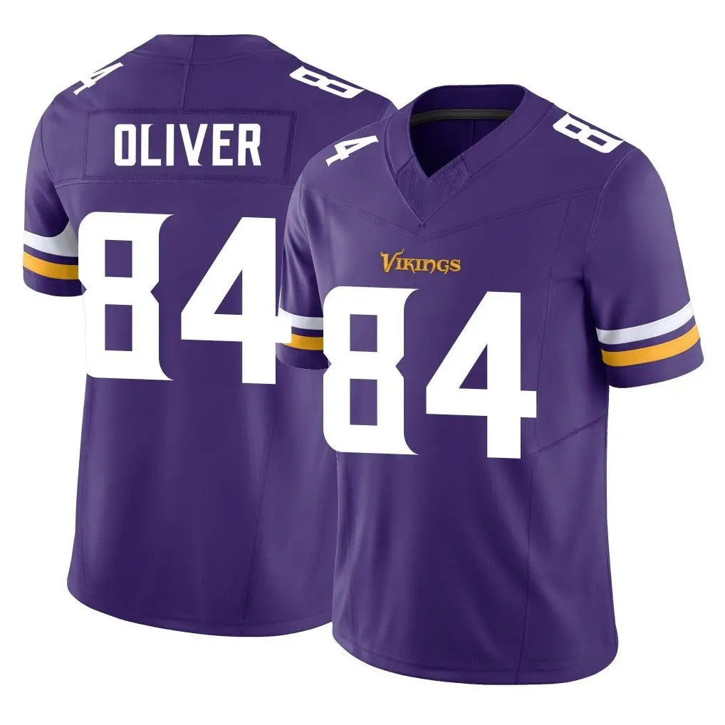 My Store M.Vikings #84 Josh Oliver Player Purple Limited Vapor F.U.S.E. Home Game Stitched Jerseys