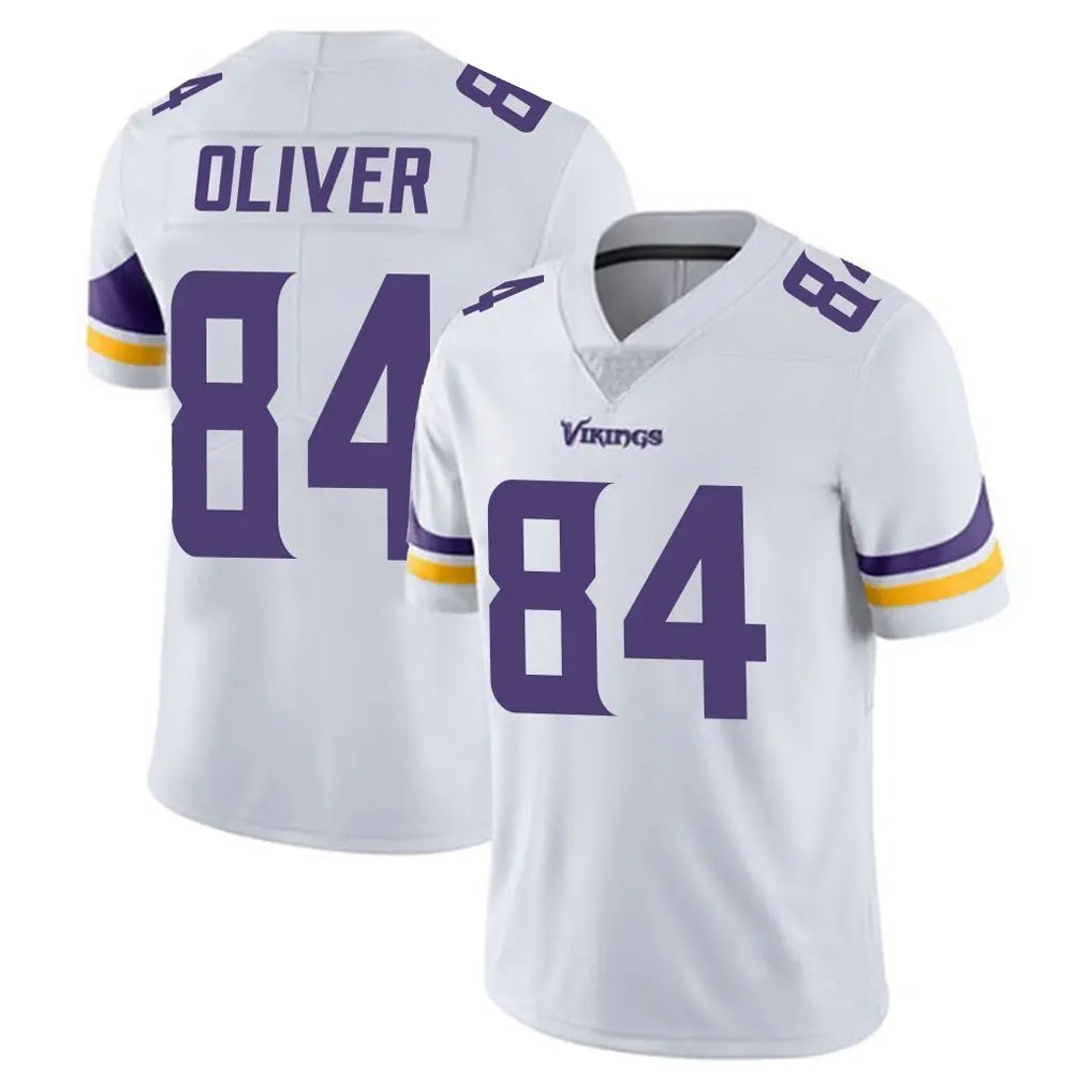 My Store M.Vikings #84 Josh Oliver Player White Limited Vapor Untouchable Home Game Stitched Jerseys