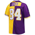 My Store M.Vikings #84 Randy Moss Mitchell & Ness PurpleGold Big & Tall Split Legacy Retired Player Replica Stitched Jerseys