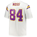 My Store M.Vikings  #84 Randy Moss Mitchell & Ness White Big & Tall 1998 Legacy Retired Player Puhic Stitched Jerseys