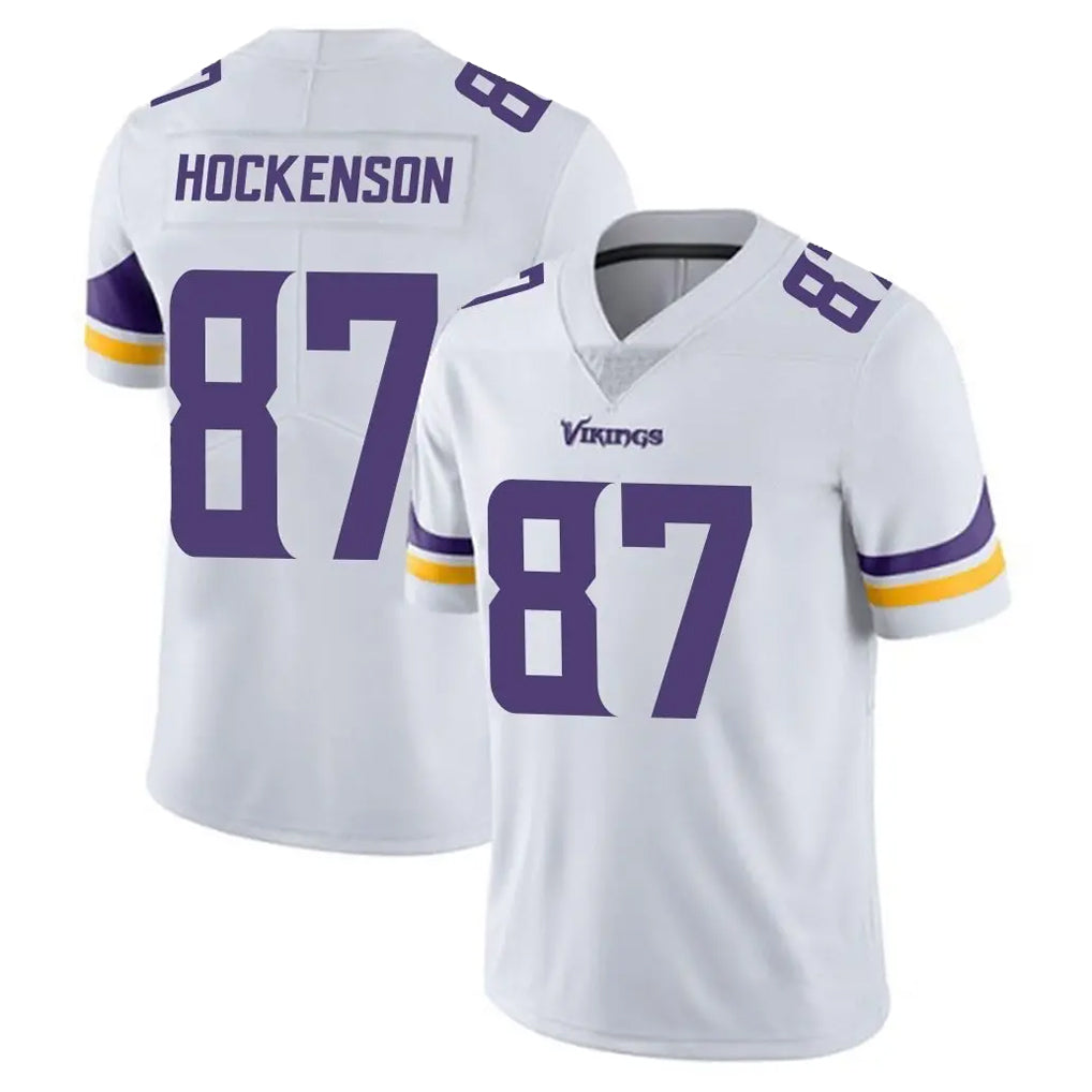 My Store M.Vikings #87 T.J. Hockenson Player White Limited Vapor Untouchable Home Game Stitched Jerseys
