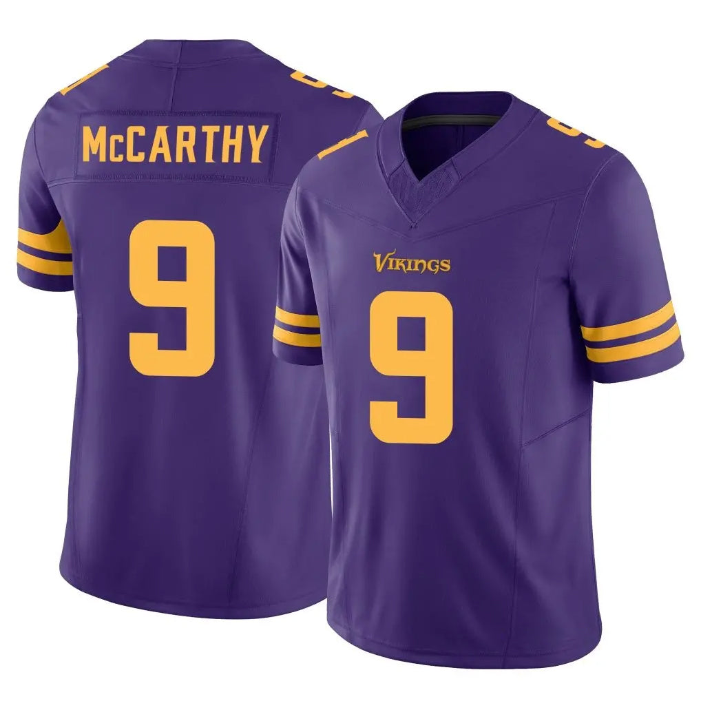 My Store M.Vikings #9 J.J. McCarthy Player Purple Limited Alternate Vapor F.U.S.E. Home Game Stitched Jerseys