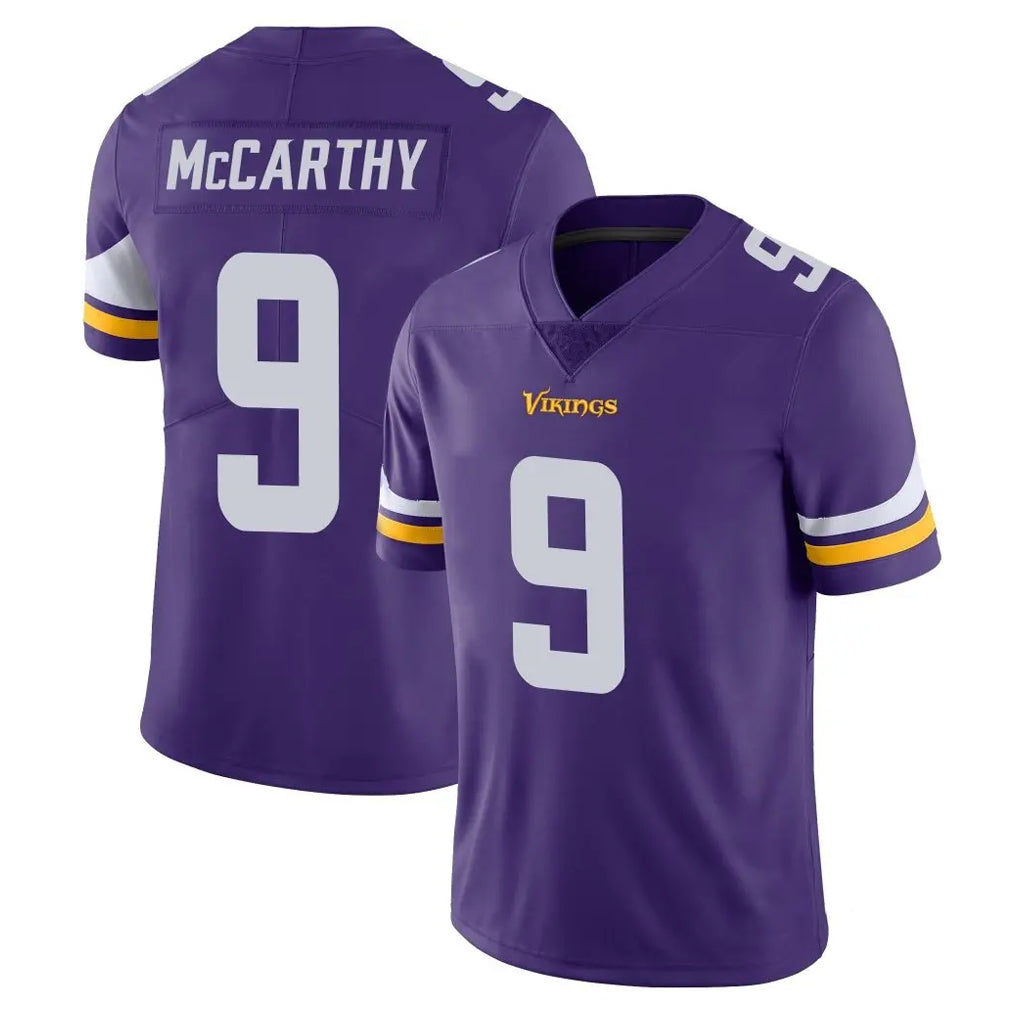 My Store M.Vikings #9 J.J. McCarthy Player Purple Limited Vapor Untouchable Home Game Stitched Jerseys