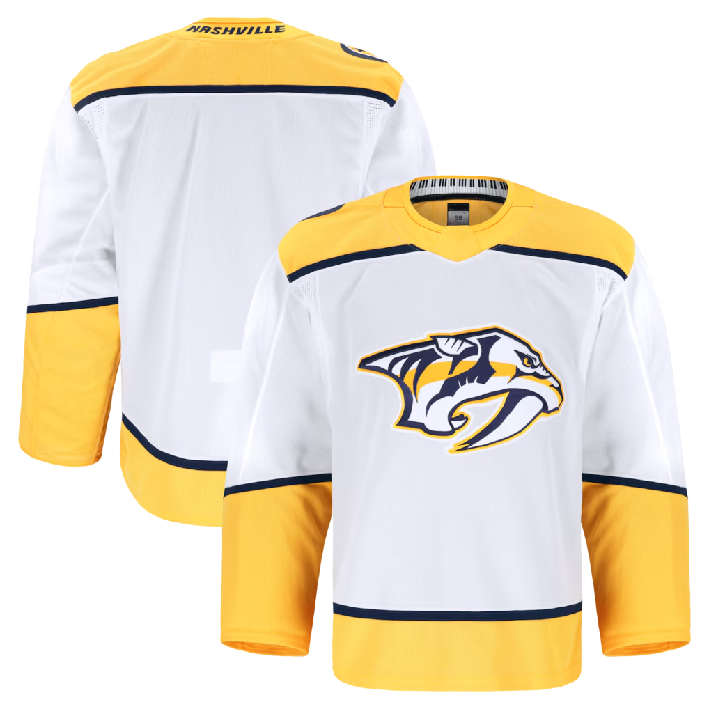 My Store N.Predators White Away Authentic Pro Jerseys
