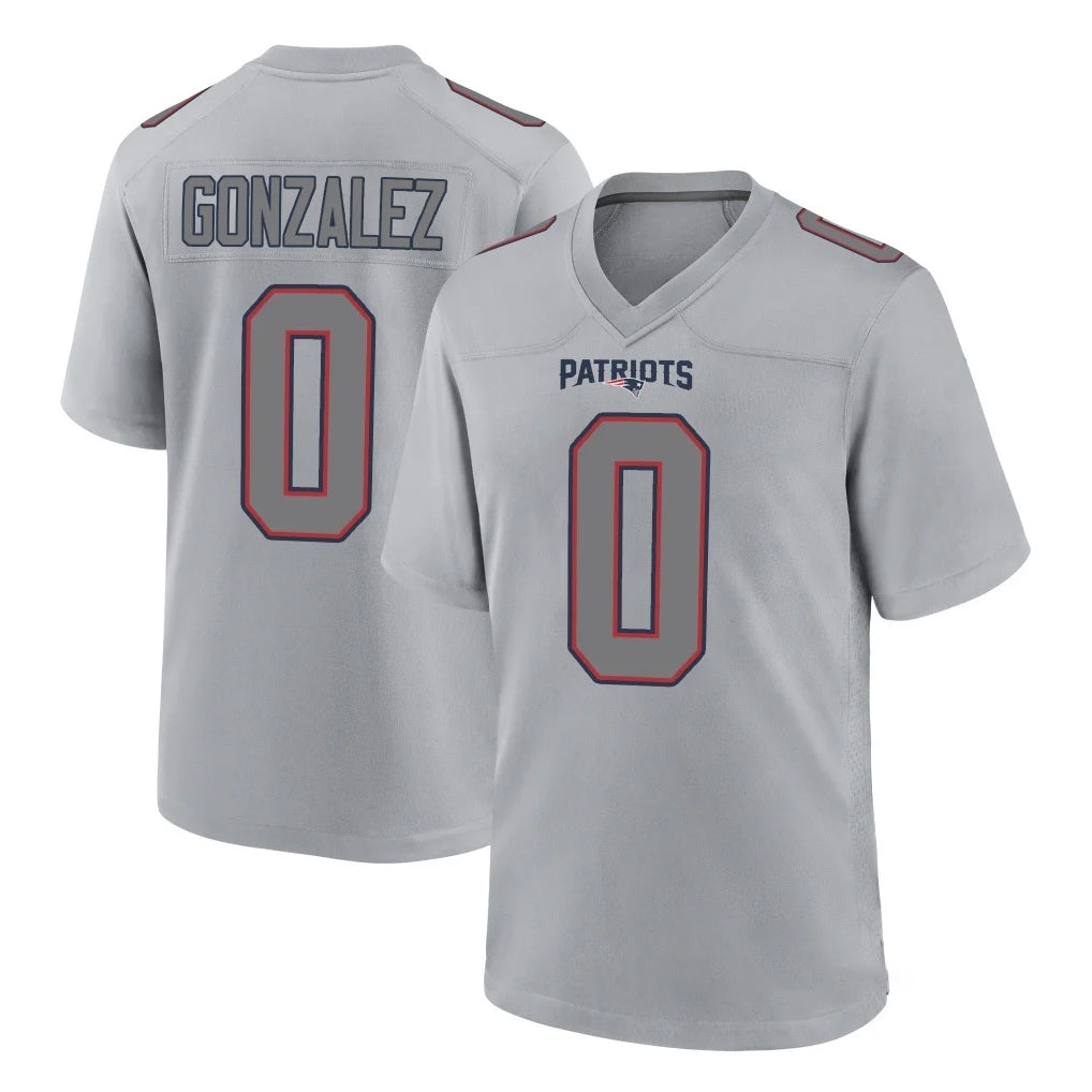 My Store NE.Patriots #0 Christian Gonzalez Player Gray Fashion Limited Home Game Stitched Jerseys