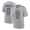 My Store NE.Patriots #0 Christian Gonzalez Player Gray Fashion Limited Home Game Stitched Jerseys