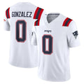 My Store NE.Patriots #0 Christian Gonzalez Player White Limited Vapor F.U.S.E. Home Game Stitched Jerseys