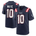 My Store NE.Patriots #10 Drake Maye Player Navy Home Game Stitched Jerseys