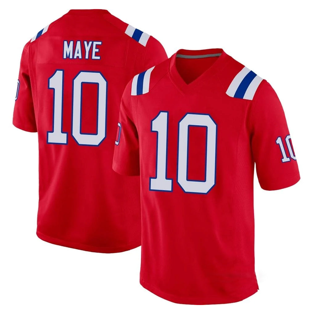 My Store NE.Patriots #10 Drake Maye Player Red Home Game Stitched Jerseys