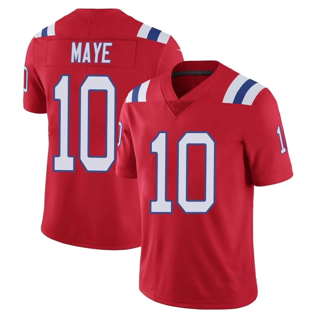 My Store NE.Patriots #10 Drake Maye Player Red Vapor Untouchable Home Game Stitched Jerseys