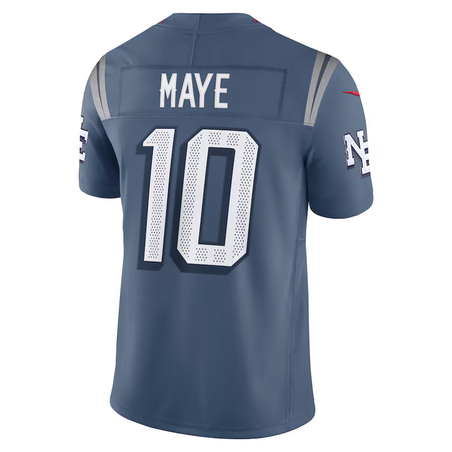My Store NE.Patriots #10 Drake Maye Player Storm Blue Rivalries Collection Limited Stitched Jerseys
