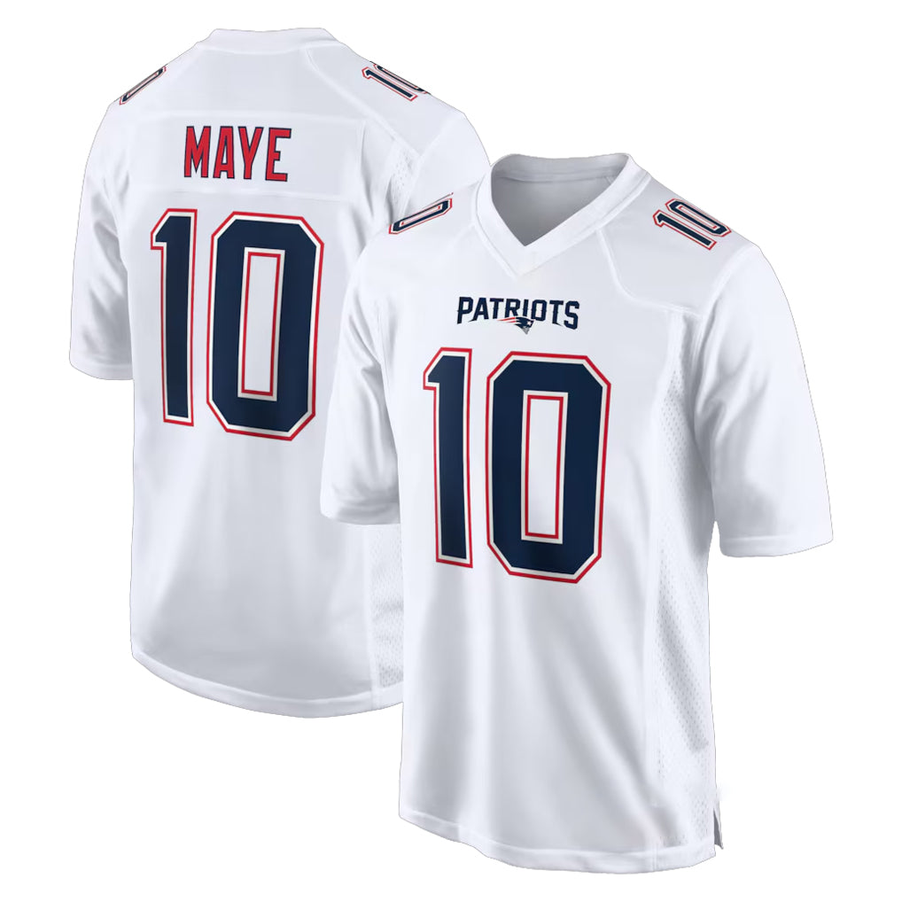 My Store NE.Patriots #10 Drake Maye Player White Fashion Limited Home Game Stitched Jerseys
