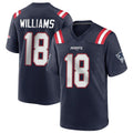 My Store NE.Patriots #18 Kyle Williams Player Navy Home Game Stitched Jerseys
