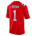 My Store NE.Patriots #1 A.J. Brown Red Game Stitched Jerseys