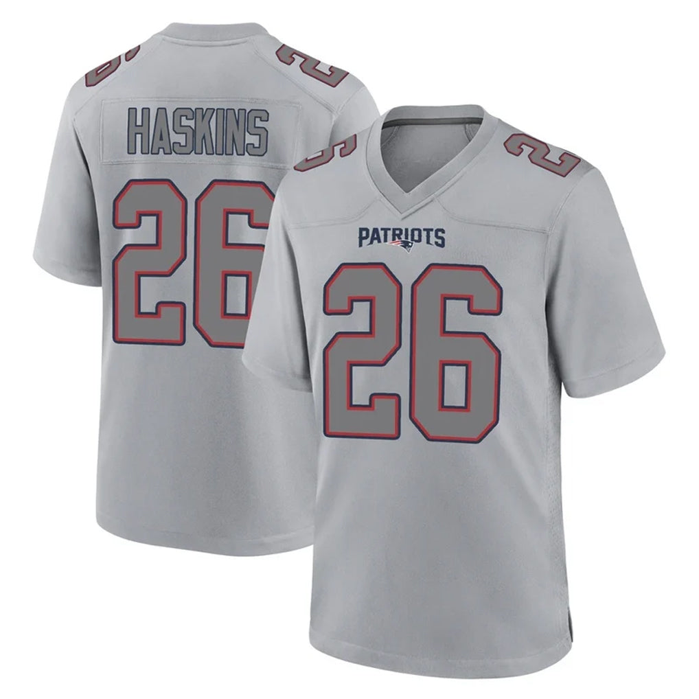 My Store NE.Patriots #26 Hassan Haskins Player Gray Fashion Limited Home Game Stitched Jerseys