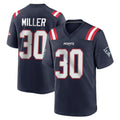 My Store NE.Patriots #30 Jam Miller Player Navy Home Game Stitched Jerseys
