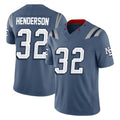 My Store NE.Patriots #32 TreVeyon Henderson Player Blue Limited Rivalries Collection Home Game Stitched Jerseys