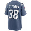 My Store NE.Patriots #38 Rhamondre Stevenson Player Storm Blue Rivalries Collection Game Stitched Jerseys
