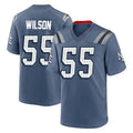 My Store NE.Patriots #55 Jared Wilson Player Blue Rivalries Collection Home Game Stitched Jerseys