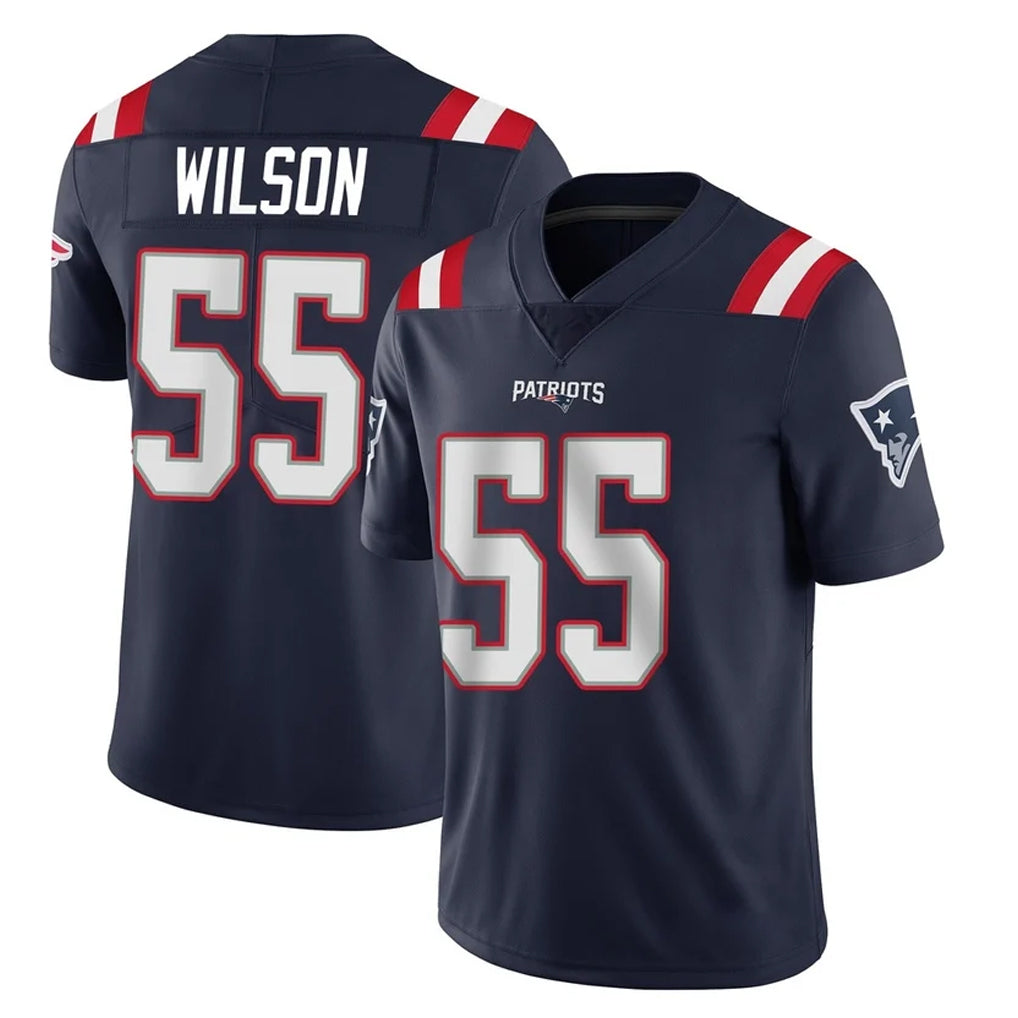 My Store NE.Patriots #55 Jared Wilson Player Navy Vapor Untouchable Home Game Stitched Jerseys