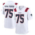 My Store NE.Patriots #75 Alijah Vera-Tucker Player White Home Game Stitched Jerseys