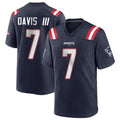 My Store NE.Patriots #7 Carlton Davis III Player Navy Home Game Stitched Jerseys
